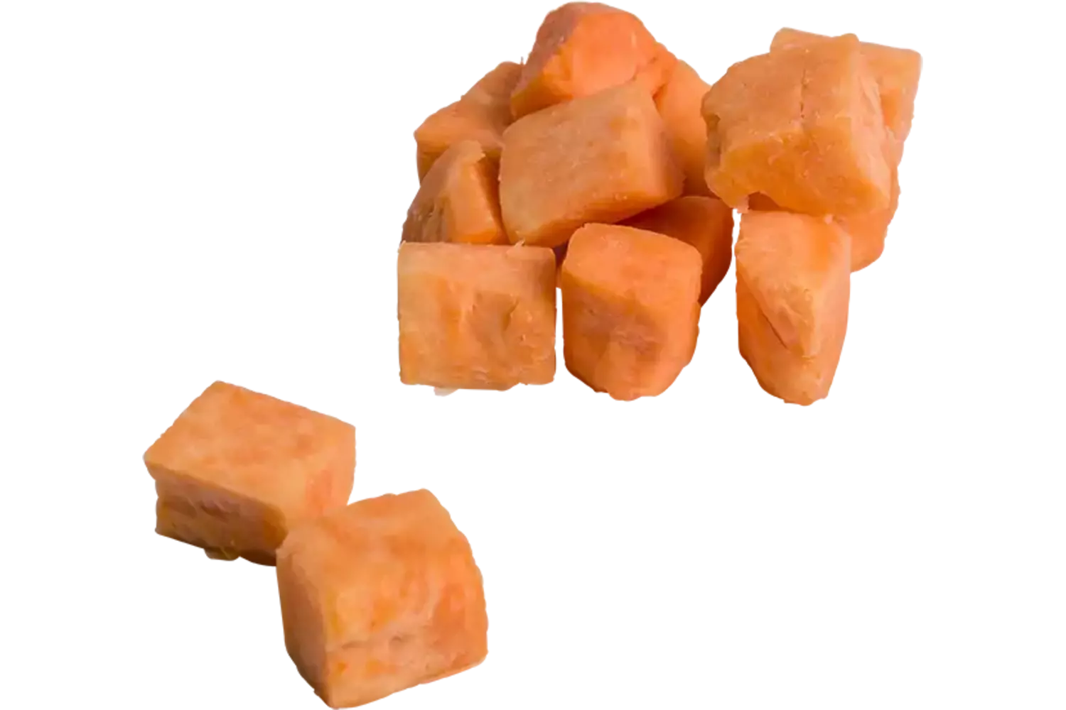 Zoete aardappel brunoise 20mm m.sch 1kg stuk 1